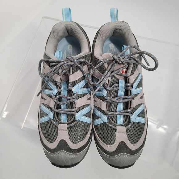 SWISSGEAR Shoes - Women's Swiss Gear Size 6 Grey/Blue Suede Athletic Hiking Shoe‎ SW6602.09